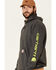 Image #3 - Carhartt Men's Loose Fit Midweight Logo Sleeve Graphic Hooded Sweatshirt, Medium Grey, hi-res