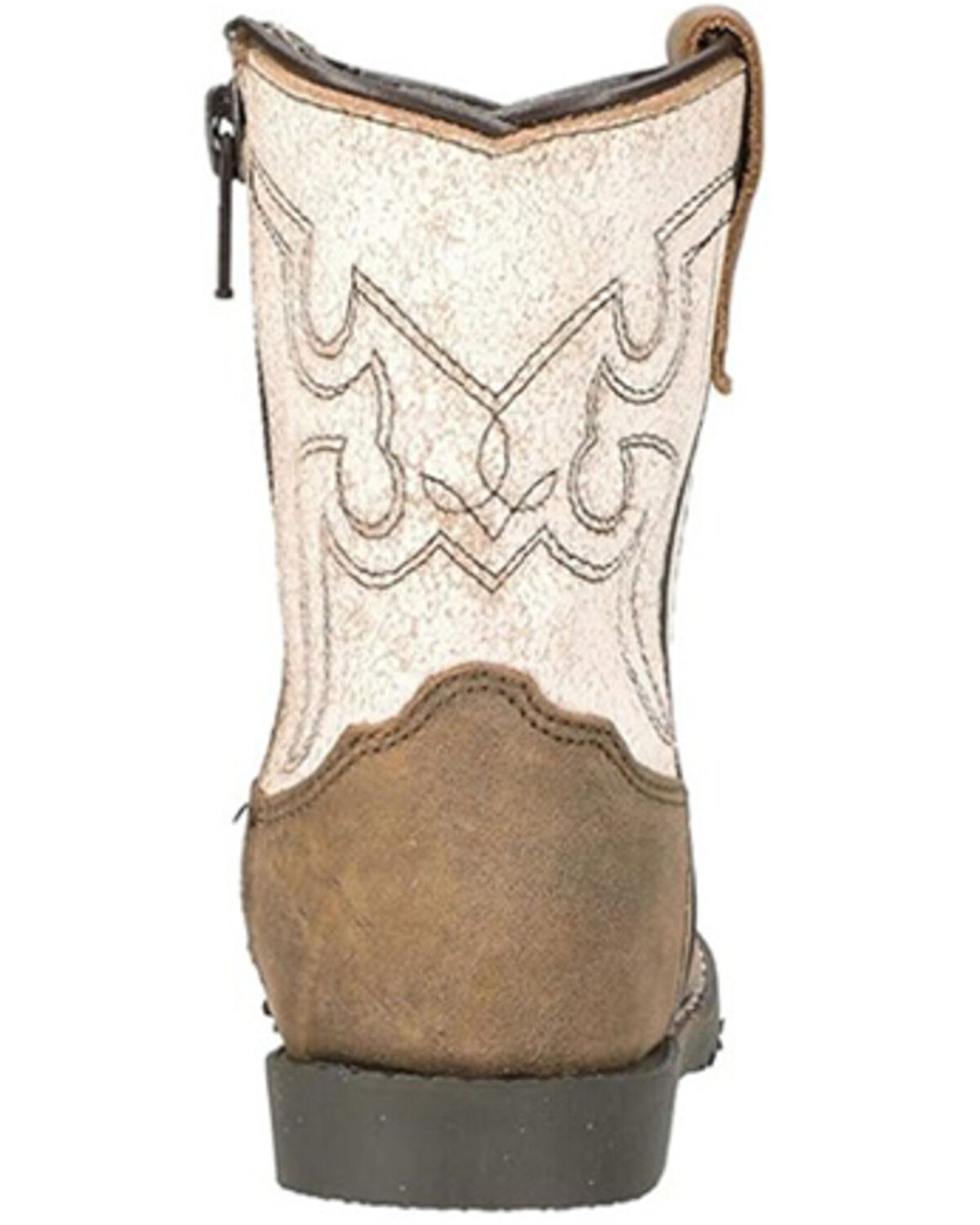 Image #3 - Smoky Mountain Toddler Boys' Autry Western Boots - Broad Square Toe, White, hi-res