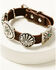 Image #2 - Shyanne Women's Wildheart Leather Concho Bracelet, Silver, hi-res