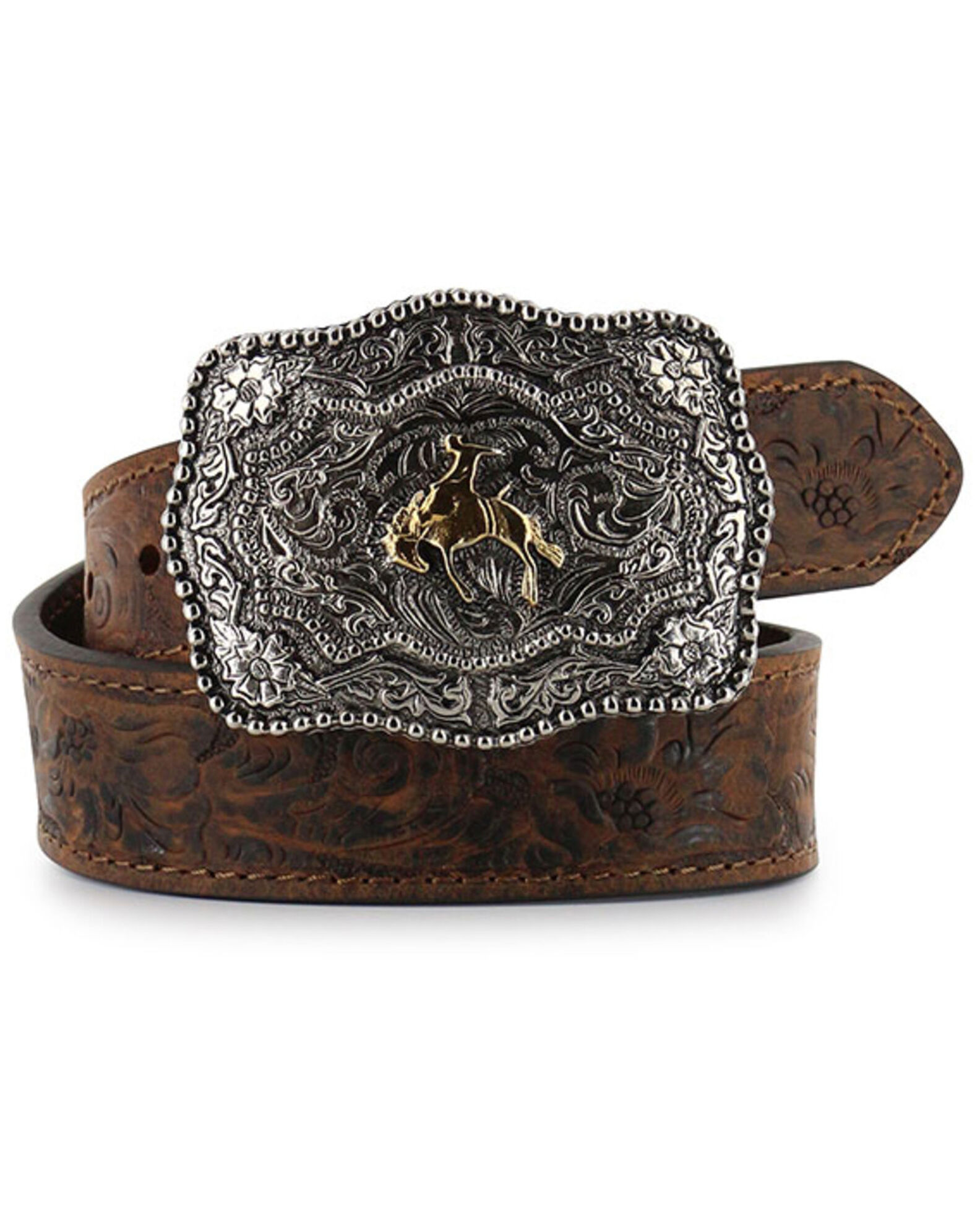 Cody James Kid s Floral Tooled Belt Sheplers