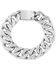 Montana Silversmiths Men's Classic Western Large Cuban Link Bracelet, Silver, hi-res