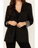 Image #3 - Revel Women's Rhinestone Cuff Blazer, Black, hi-res