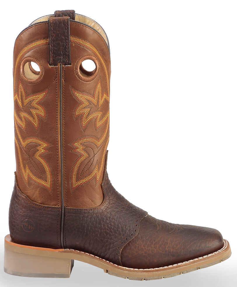Double H Canyon Rust Saddle Vamp Western Work Boots - Square Toe, Rust, hi-res