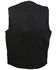 Image #2 - Milwaukee Leather Men's Classic Snap Front Denim Biker Vest, Black, hi-res