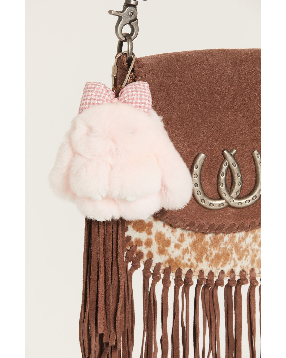 Shyanne Plush Bunny Bag Charm, Red, hi-res