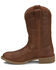 Image #3 - Justin Women's Stampede Western Boots - Round Toe, Brown, hi-res