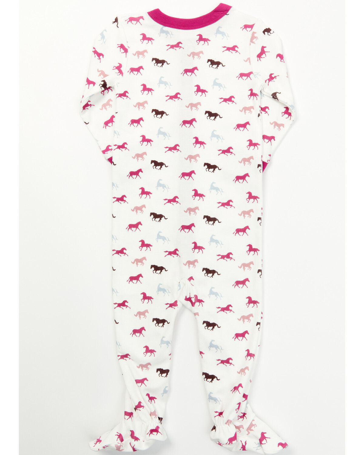 Image #5 - Shyanne Infant Girls' Little Rider Onesie 2-Piece Pajama Set, Fuchsia, hi-res
