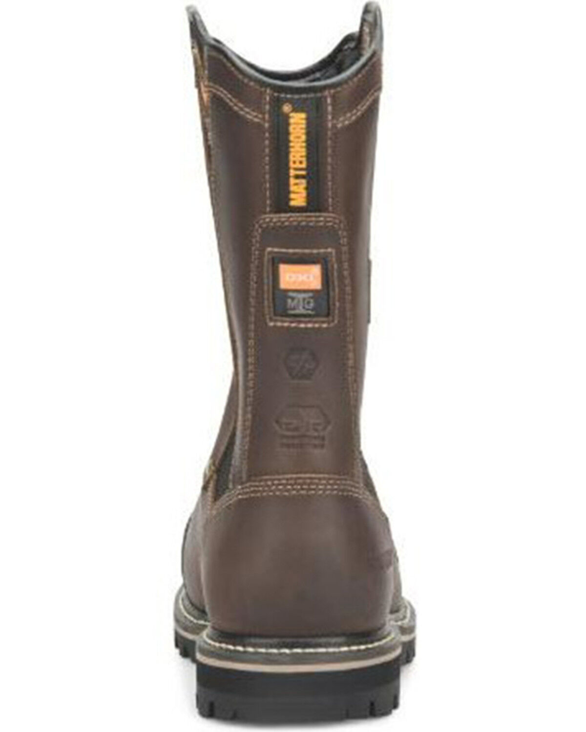 Image #2 - Matterhorn Men's 10" Waterproof Boots - Composite Toe, Brown, hi-res