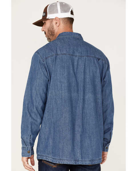 Image #4 - Hawx Men's Denim Shirt Jacket, Indigo, hi-res