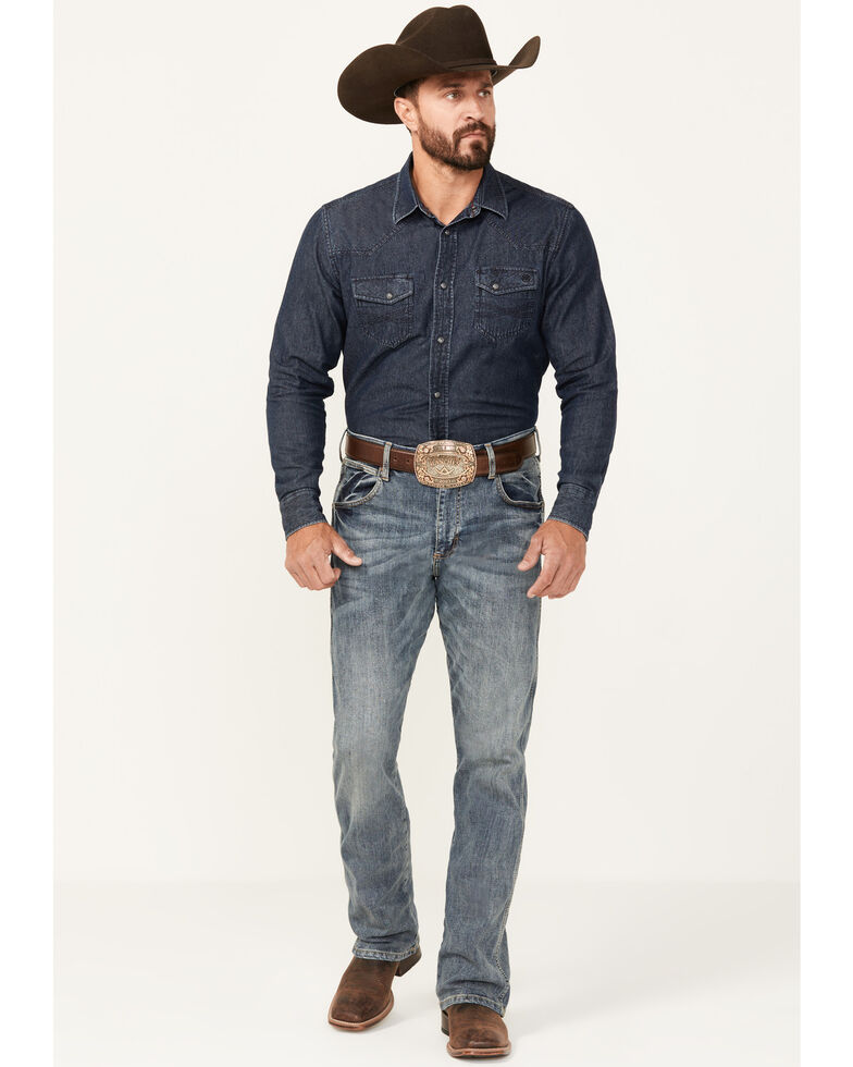 wrangler slim fit bootcut jeans