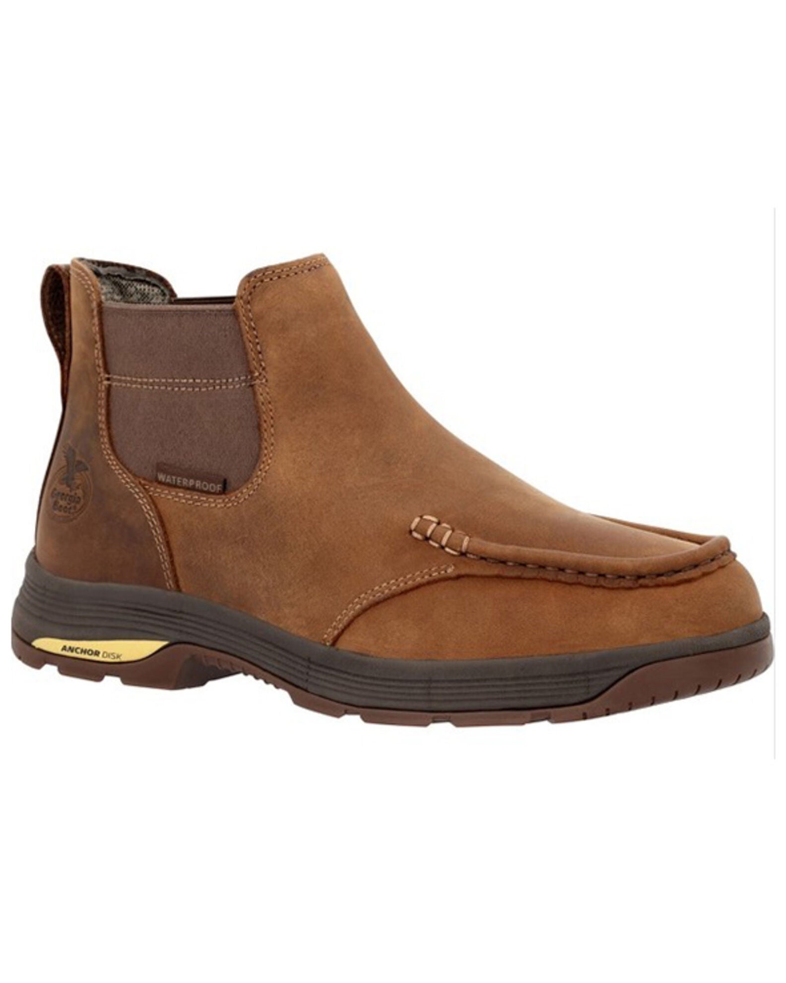 Product Name Boot Men's Athens Superlyte Waterproof Chelsea Work Boots Moc Toe