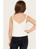 Image #4 - Molly Bracken Girls' Solid Tank Top, White, hi-res