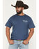 Image #2 - Ariat X Sendero Men's Second Rodeo Short Sleeve Graphic T-Shirt, Blue, hi-res
