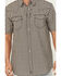Image #3 - Moonshine Spirit Men's Checkers Plaid Print Short Sleeve Snap Western Shirt, Tan, hi-res
