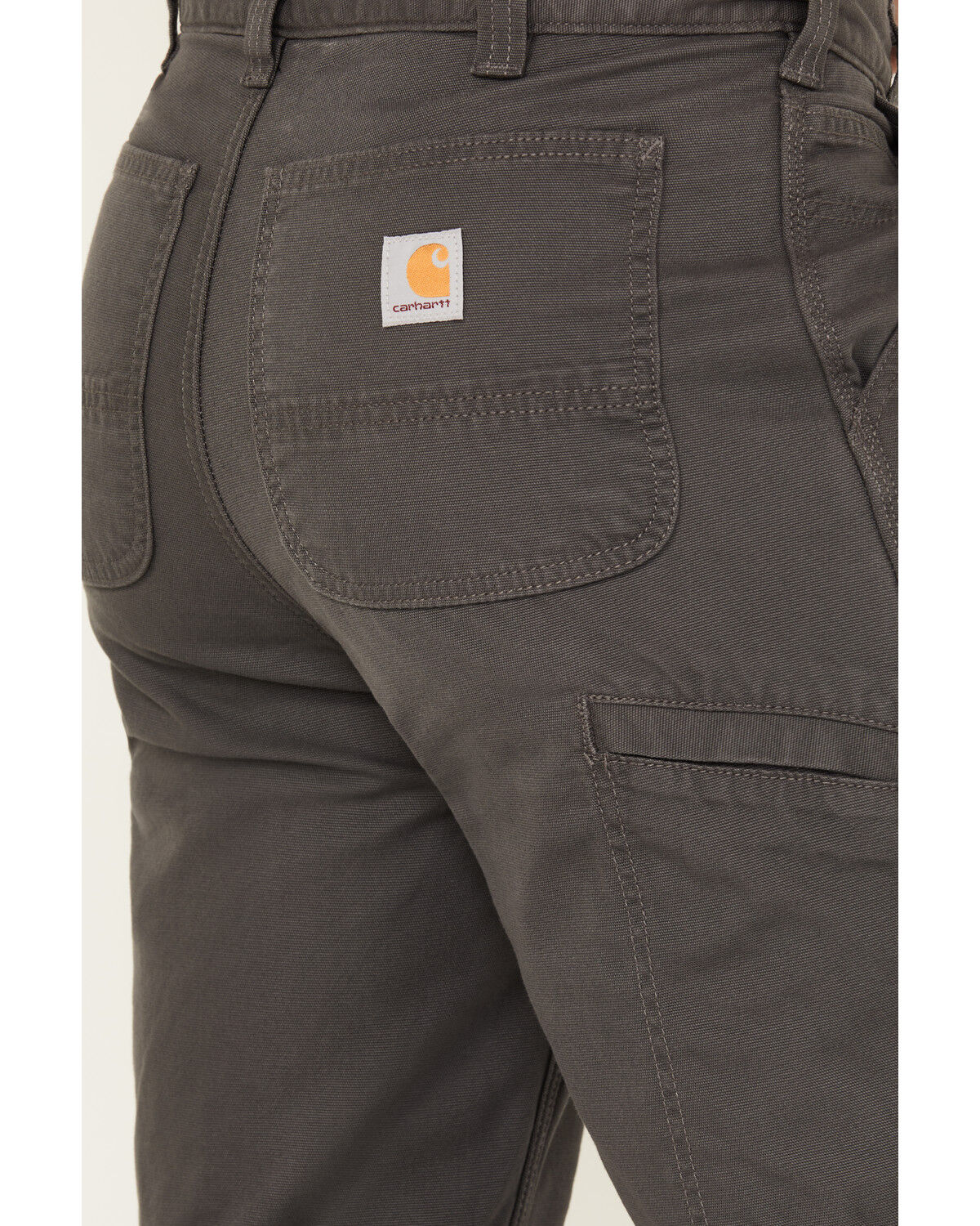 Image #4 - Carhartt Men's Rugged Flex Rigby Knit Lined Dungarees, Charcoal, hi-res