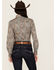 Rough Stock Women's Paisley Print Long Sleeve Pearl Snap Western Shirt, Multi, hi-res