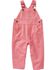 Image #4 - Carhartt Toddler Girls' Loose Fit Canvas Bib Overalls, Pink, hi-res