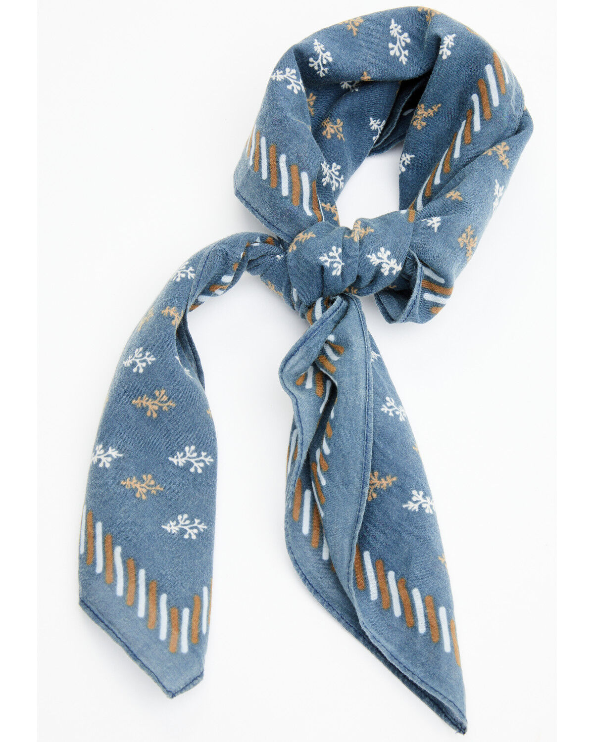 Image #1 - Cleo + Wolf Women's Patterned Bandana, Blue, hi-res