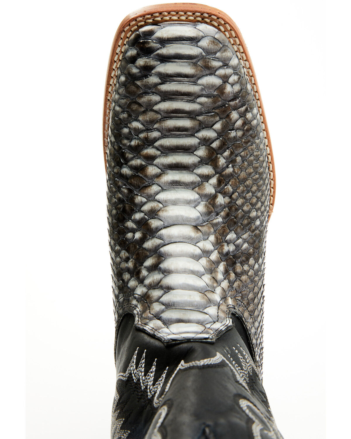 Image #6 - Cody James Men's Exotic Python Nevado Western Boots - Broad Square Toe, Black, hi-res