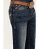 Ariat Men's M4 Bixby Handley Medium Wash Relaxed Stretch Bootcut Denim Jeans , Medium Wash, hi-res