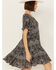 Image #3 - Bila Women's Toluca Short Sleeve Mini Dress, Navy, hi-res