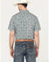 Image #4 - Cody James Men's Crazy Days Paisley Print Short Sleeve Western Snap Shirt, Green, hi-res