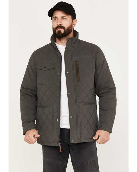 Image #1 - Dakota Grizzly Men's Thad Quilted Jacket, Charcoal, hi-res