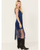 Image #4 - Idyllwind Women's Country Mannor Faux Suede Fringe Mini Dress, Navy, hi-res