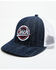 Image #1 - Cinch Men's Embroidered Circle Logo Ball Cap , Navy, hi-res