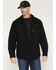 Image #1 - Ariat Men's Rebar Canvas Long Sleeve Snap Shirt Jacket, Black, hi-res