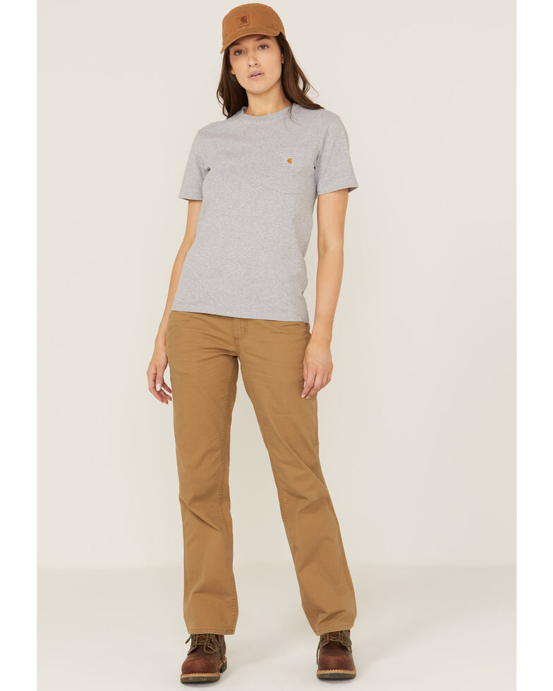 Carhartt Women's Original Fit Crawford Work Pants, Beige/khaki, hi-res