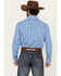 Image #4 - Wrangler 20X Men's Paisley Print Long Sleeve Snap Stretch Western Shirt - Tall, Blue, hi-res