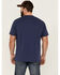 Image #4 - Brothers and Sons Men's Badge Slub Graphic Short Sleeve T-Shirt, Navy, hi-res