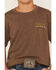 Image #3 - Cody James Boys' Frontier Bison Short Sleeve Graphic T-Shirt, Brown, hi-res