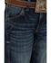 Image #2 - Wrangler Little Boys' Medium Wash Dellwood Relaxed Bootcut Stretch Jeans, Medium Wash, hi-res