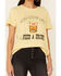 Image #3 - Goodie Two Sleeves Women's You Look Like I Need A Drink Graphic Short Sleeve Tee, Dark Yellow, hi-res
