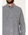 Image #3 - United By Blue Men's Southwestern Soft Hemp Chambray Long Sleeve Western Shirt, Grey, hi-res