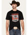 Image #1 - Justin Men's Standard Of The West Short Sleeve Graphic T-Shirt, Black, hi-res
