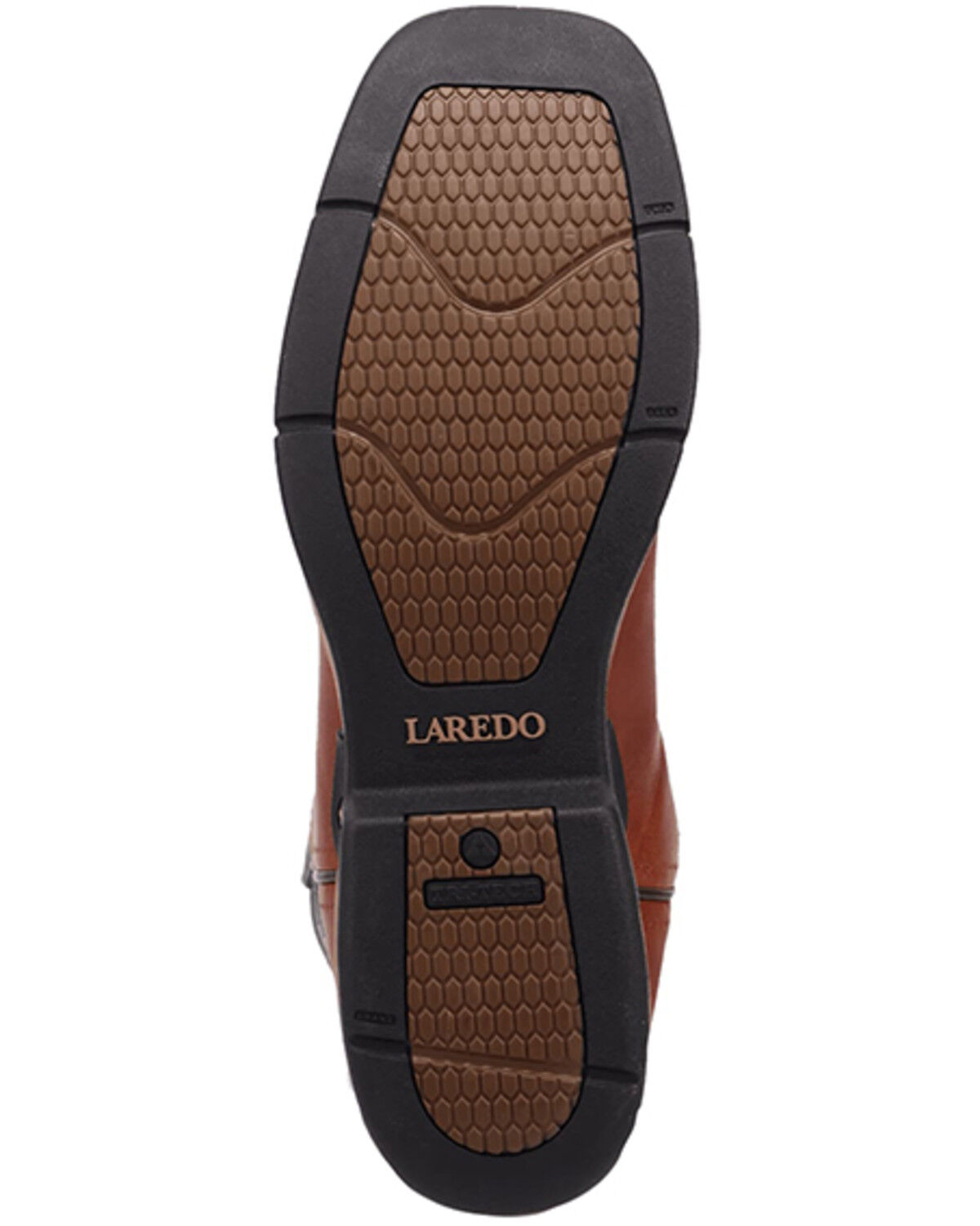 Image #7 - Laredo Men's Tri-Tech Vapor Performance Western Boots - Broad Square Toe, Cognac, hi-res