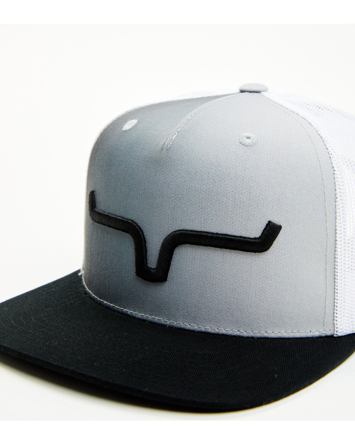 Image #2 - Kimes Ranch Men's Wildstyle Weekly Mesh Back Ball Cap, Black/white, hi-res