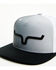 Image #2 - Kimes Ranch Men's Wildstyle Weekly Mesh Back Ball Cap, Black/white, hi-res