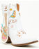 Image #1 - Dingo Women's Melody Short Western Boots - Round Toe, White, hi-res