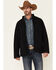 Cody James Core Men's Steamboat Zip-Front Softshell Jacket - Big & Tall , Black, hi-res