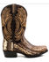 Dan Post Men's Kauring Snake Exotic Western Boots - Square Toe , Brown, hi-res