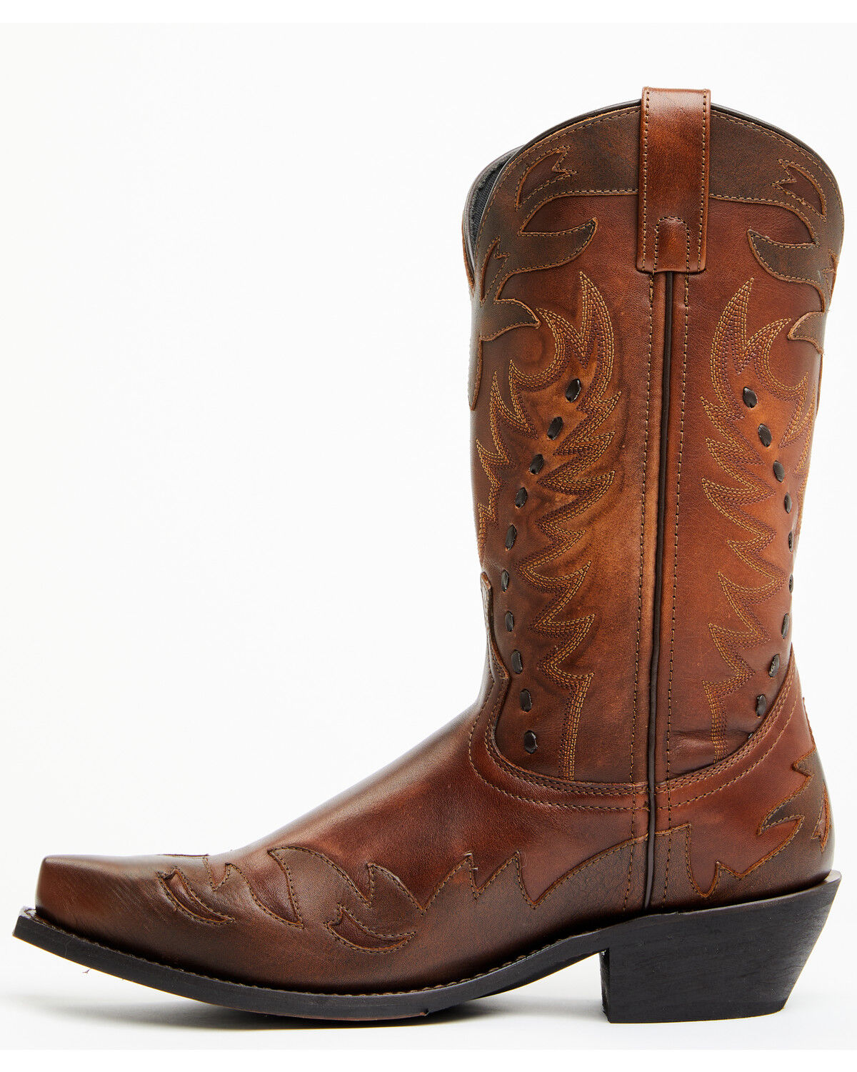 Image #3 - Laredo Men's Arno Performance Western Boots - Snip Toe, Tan, hi-res