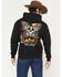 Image #1 - Riot Society Men's Skull Monarch Hooded Sweatshirt, Black, hi-res