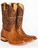 Image #2 - Cody James Men's Burnished Caiman Exotic Boots - Broad Square Toe, Brown, hi-res