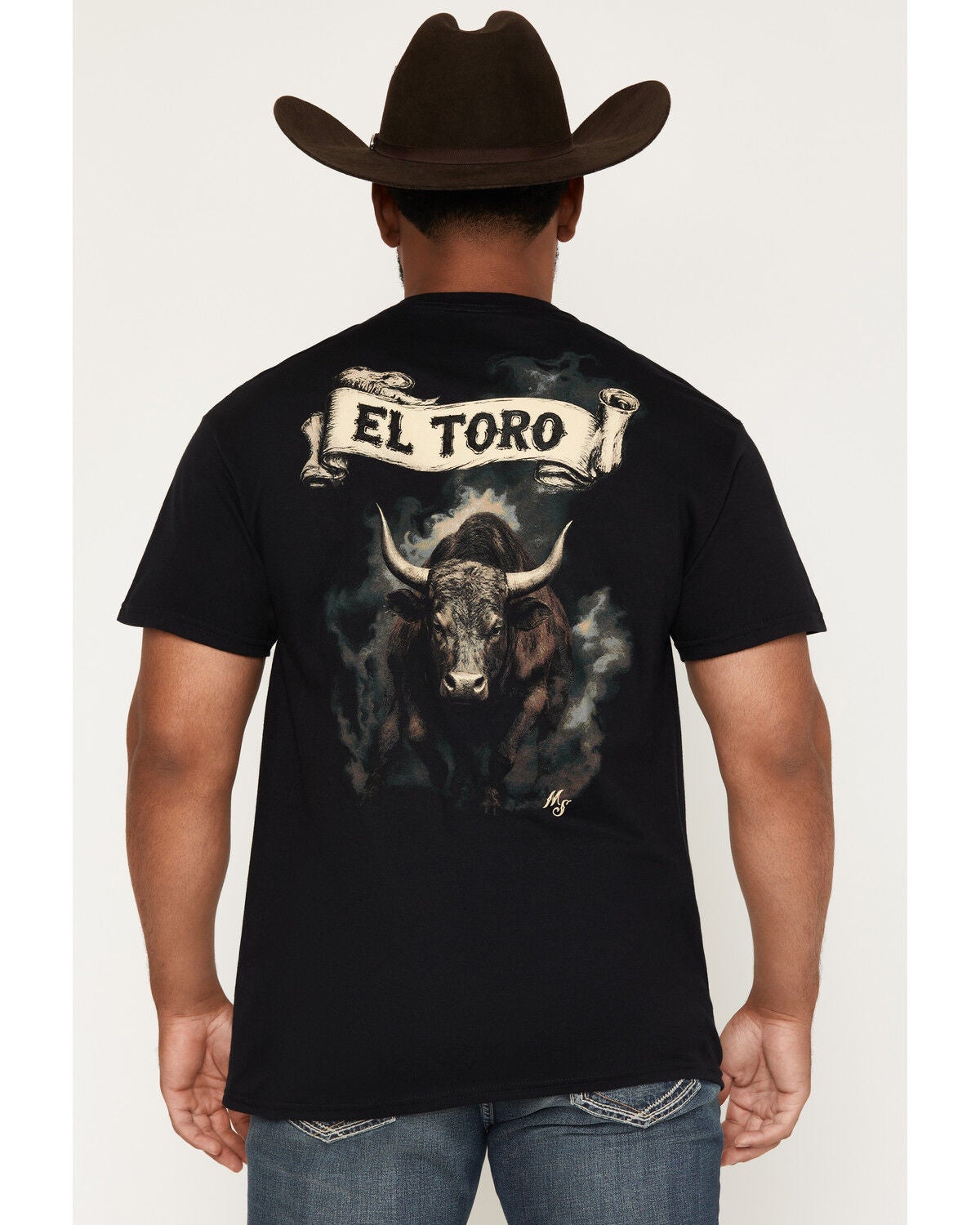 Moonshine  Spirit&reg;&nbsp;Men's El Toro Short Sleeve Graphic T-Shirt, Black, hi-res