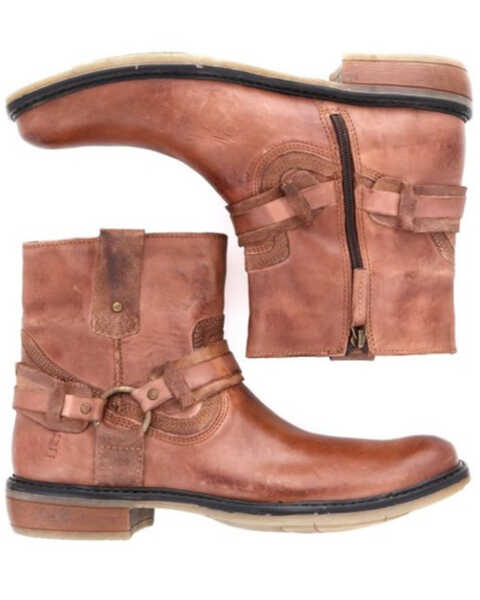 Image #3 - Roan by Bed Stu Men's Native II Western Casual Boots - Square Toe, Cognac, hi-res