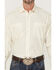 Image #3 - Resistol Men's Long Sleeve Button Down Western Shirt, Off White, hi-res